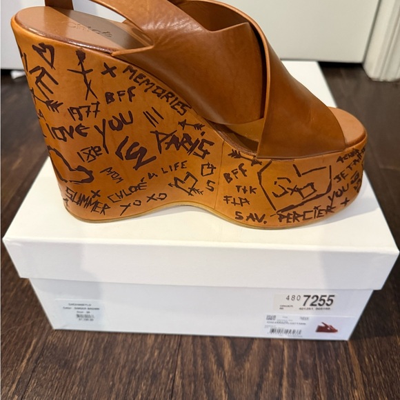 Chloe Maxime Wedge Sandal - Picture 7 of 8